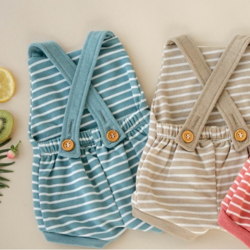 Lulu and Roo cross back romper in 3-6 months